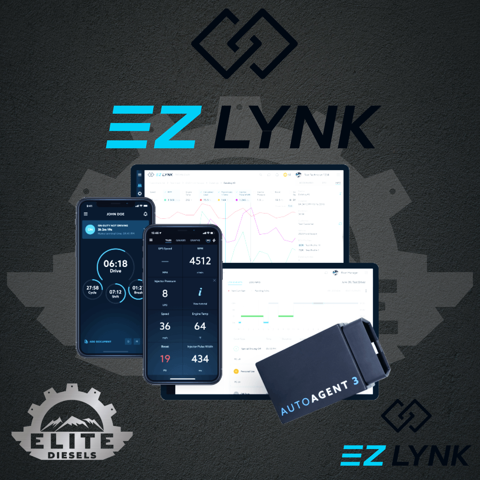 EZ LYNK 3.0 TUNER FOR - POWERSTROKE - DURAMAX - CUMMINS - NISSAN TITAN.