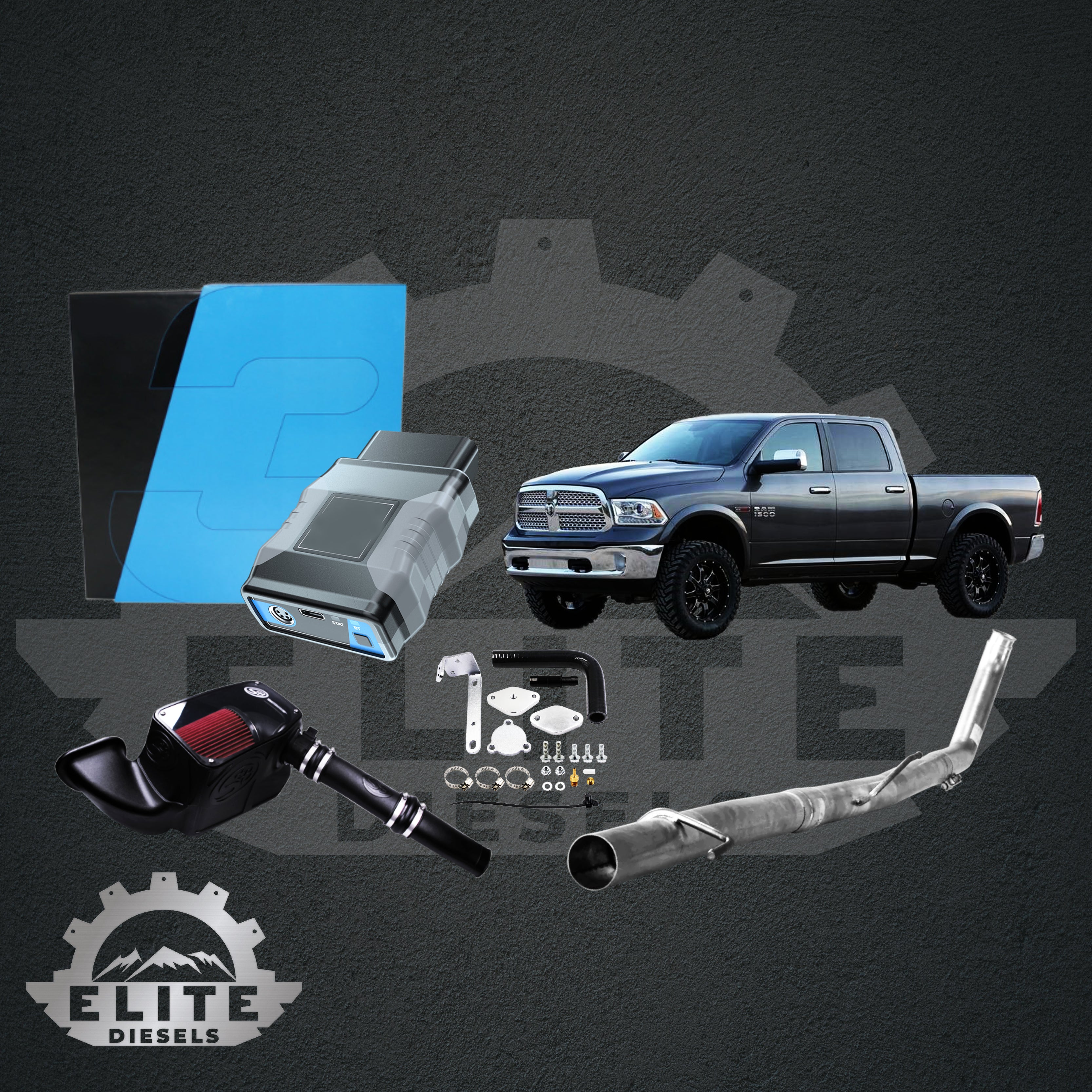 2014 - 2023 3.0L JEEP & RAM 1500 ECO DIESEL ALL-IN-ONE CUSTOMIZABLE KIT.